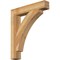 Ekena Millwork Thorton Block Rough Sawn Bracket, Western Red Cedar, 4"W x 24"D x 28"H BKT04X24X28THR05RWR - alternate 1